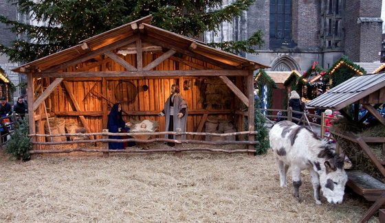 Christmas market with nativity scene in the Murau-Kreischberg region