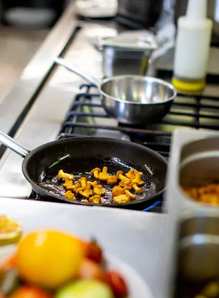 Fresh chanterelles at Lercher's Restaurant (c) TVB Murau - Tom Lamm