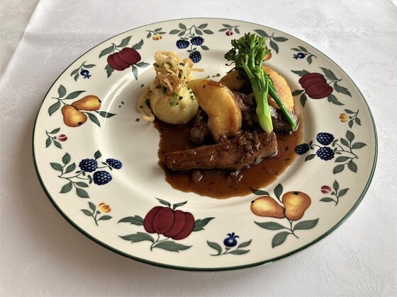 Veal liver in Murau Gasthof Hotel Lercher