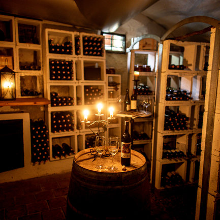 Lercher's wine cellar