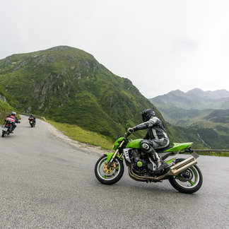 Motorcyclists on the Solkpass (c) TV Murau | Tom Lamm. Motorcyclists on the Solkpass (c) TV Murau | Tom Lamm.