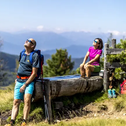 Hiking vacation off the beaten track