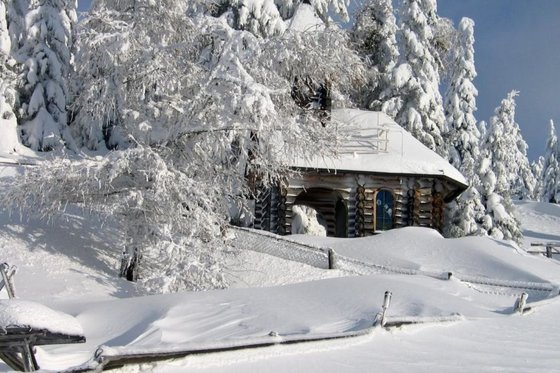 Winter landscape around the Murau Gasthof Hotel Lercher
