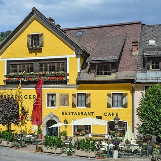 The Murau Gasthof Hotel Lercher in summer