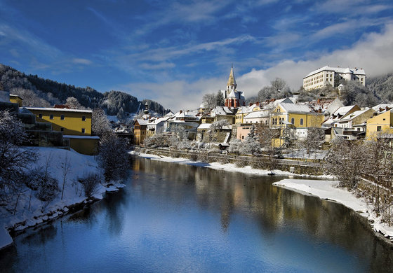 City of Murau in winter in Styria © TVB Murau