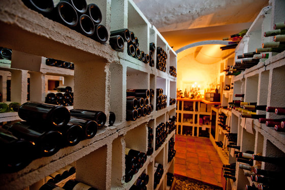 Wine cellar in Hotel Lercher