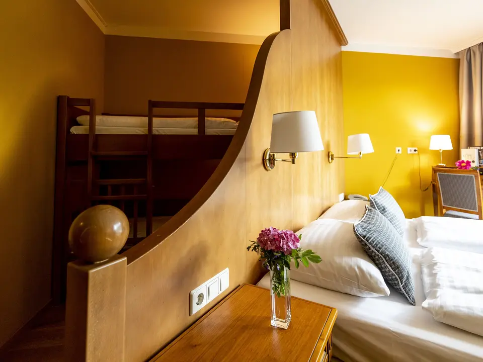 Hotel family room 4* with bunk bed in Hotel Lercher